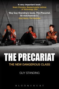 precariat guy standing